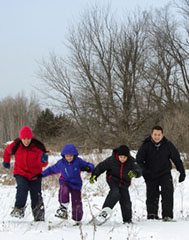 Snowshoes at Afton State Park